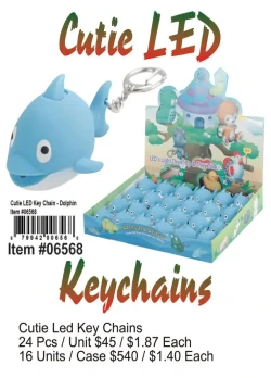 Cutie LED Keychain-Dolphin